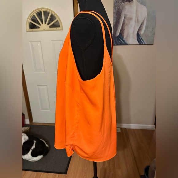Penningtons Orange Sleeveless Blouse, size 1X - Picture 2 of 4